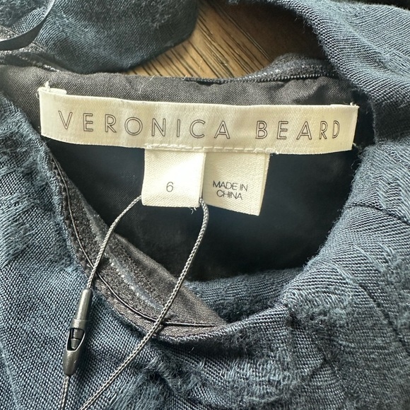 Veronica Beard Belinda Top in Ink - Picture 8 of 9